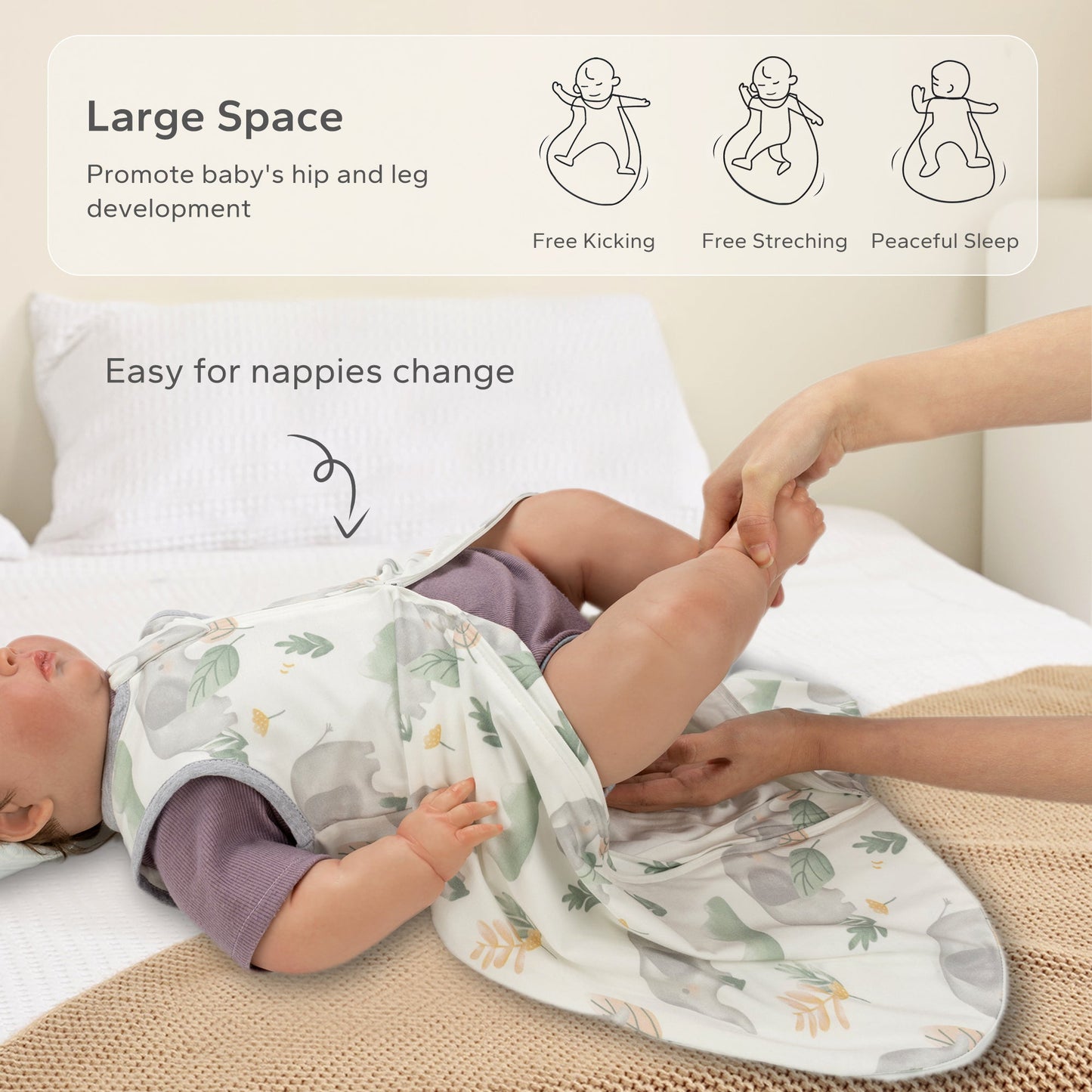 1.0 TOG Bamboo Baby Sleeping Bag 0-18 Months