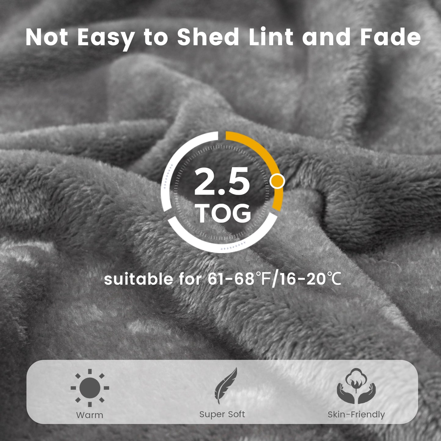 2.5 Tog Fleece Winter Baby  Sleeping Bag 0-24 Months