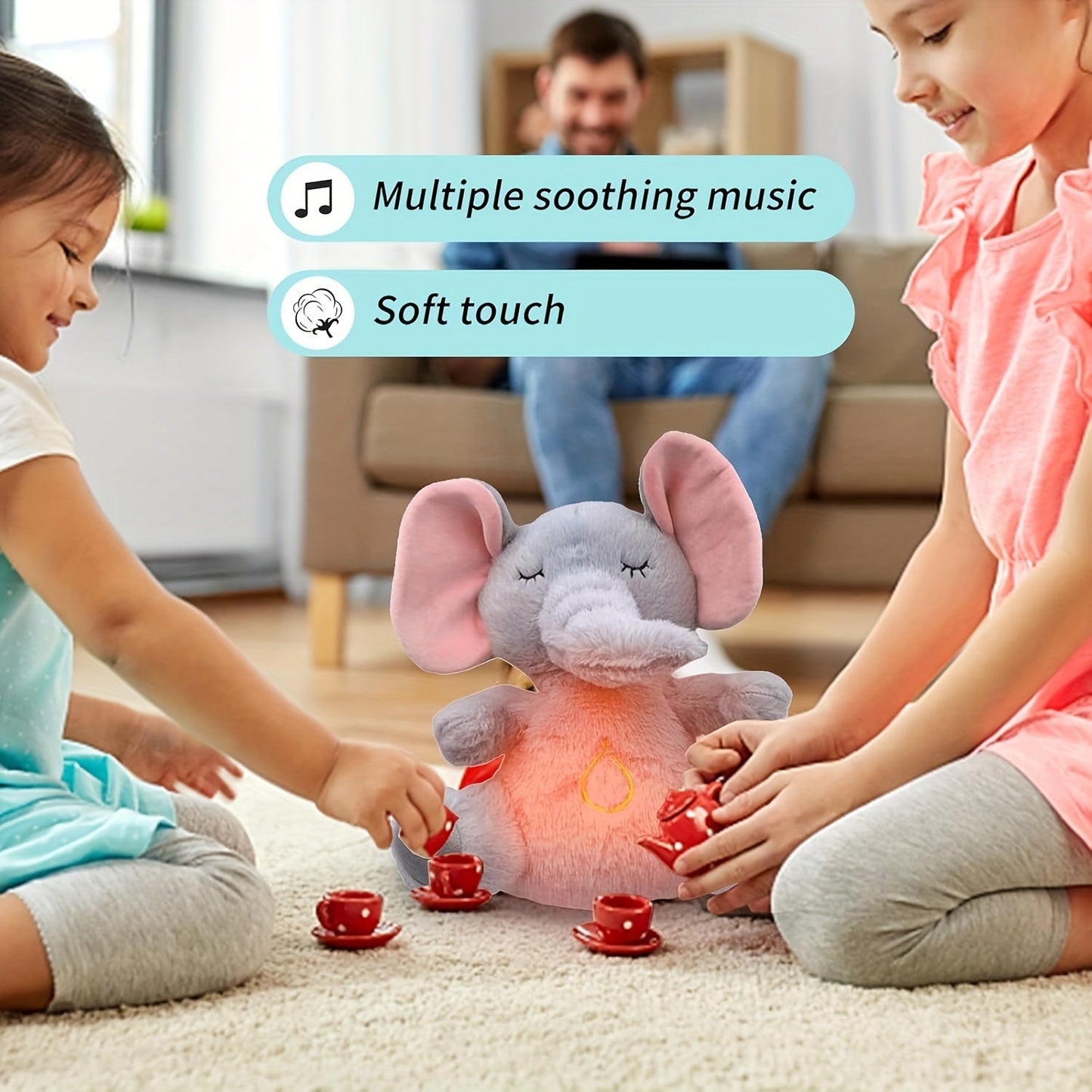 Breathing Stuffed Animal Calming Soothers