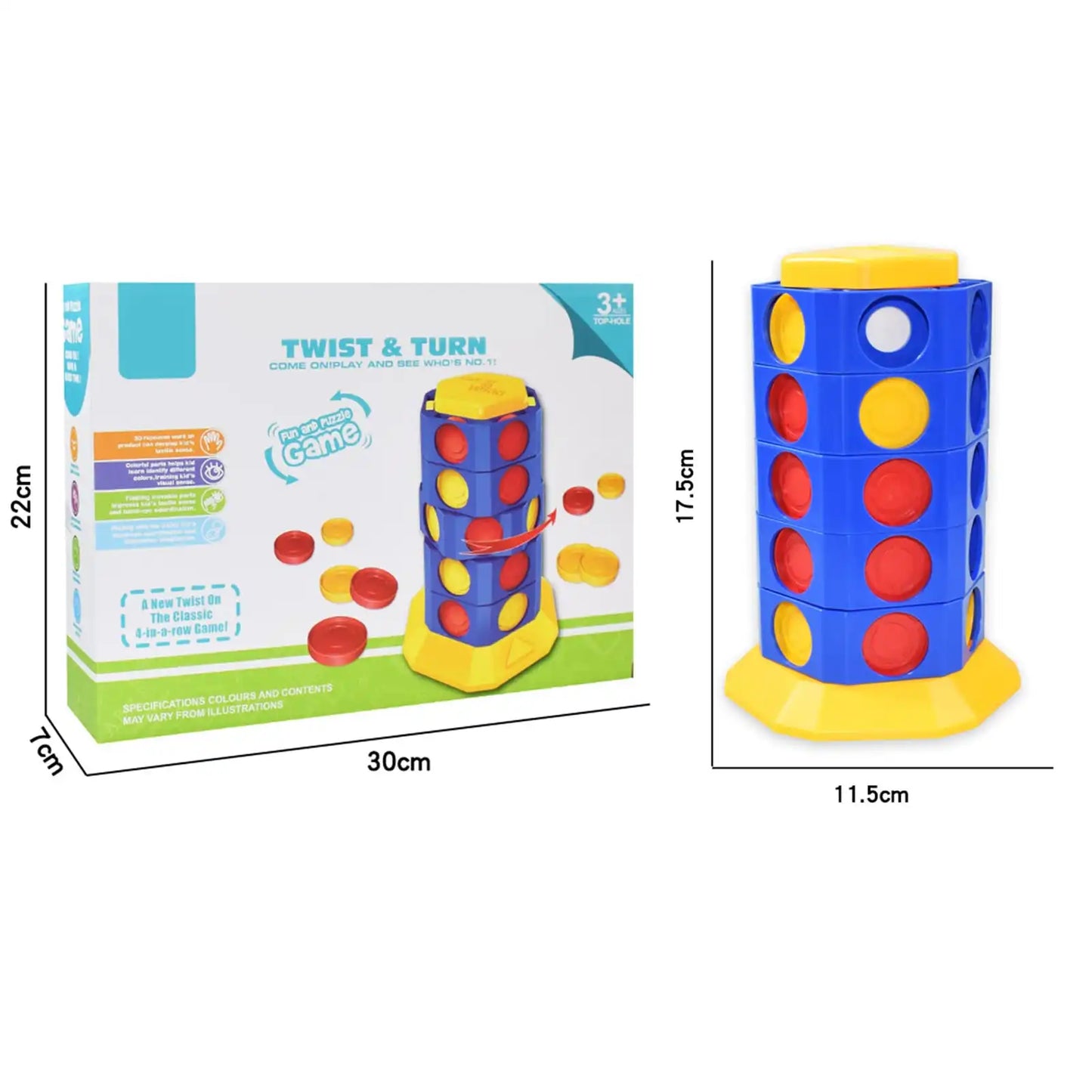 WEIQUEEN Children's Educational Rotating Chess