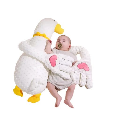 Baby Comfort Pillow Toy - Soft Plush Goose Soothing Companion for Infants