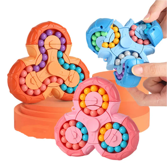 New Six-sided Rotation Finger Bean Intelligence Gyro Antistress - MEACAOFG