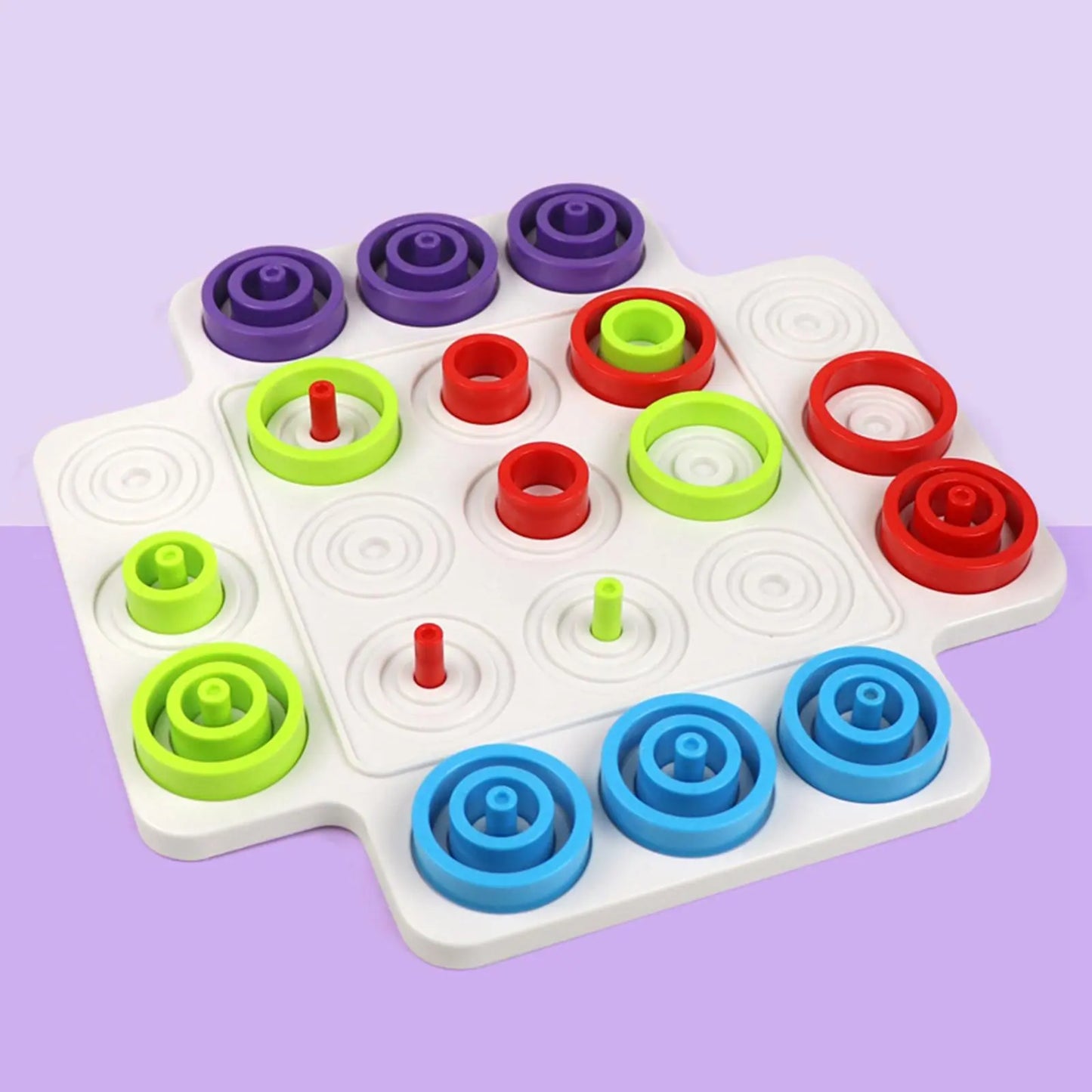 Children Rings Chess Montessori Logical Thinking Training Board Games - MEACAOFG