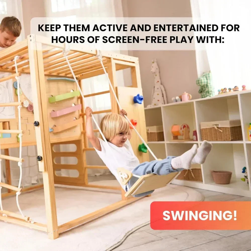 Alpine Wooden Jungle Gym Playpen