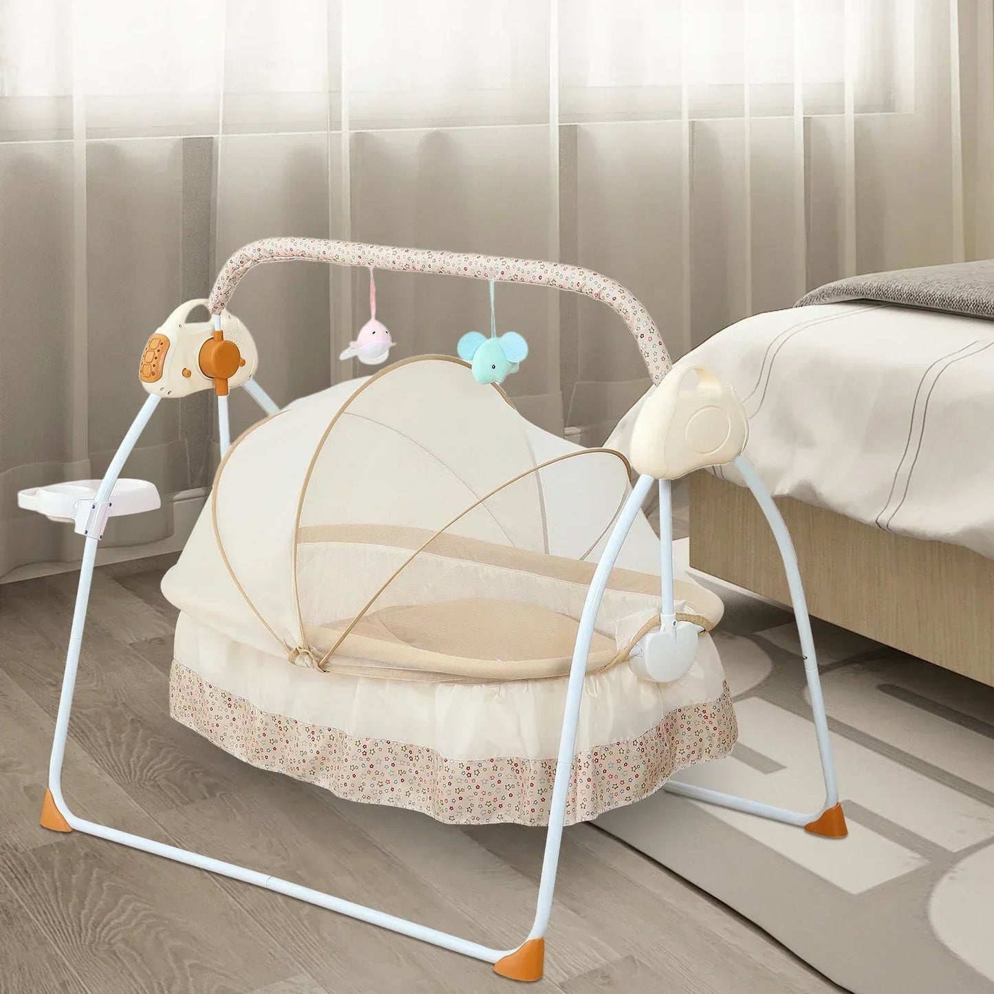 Electric Auto-Swing Crib