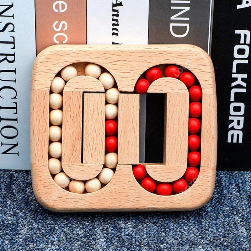 Wooden Puzzle Ball Toys Luban Lock for Children Educational Early - MEACAOFG