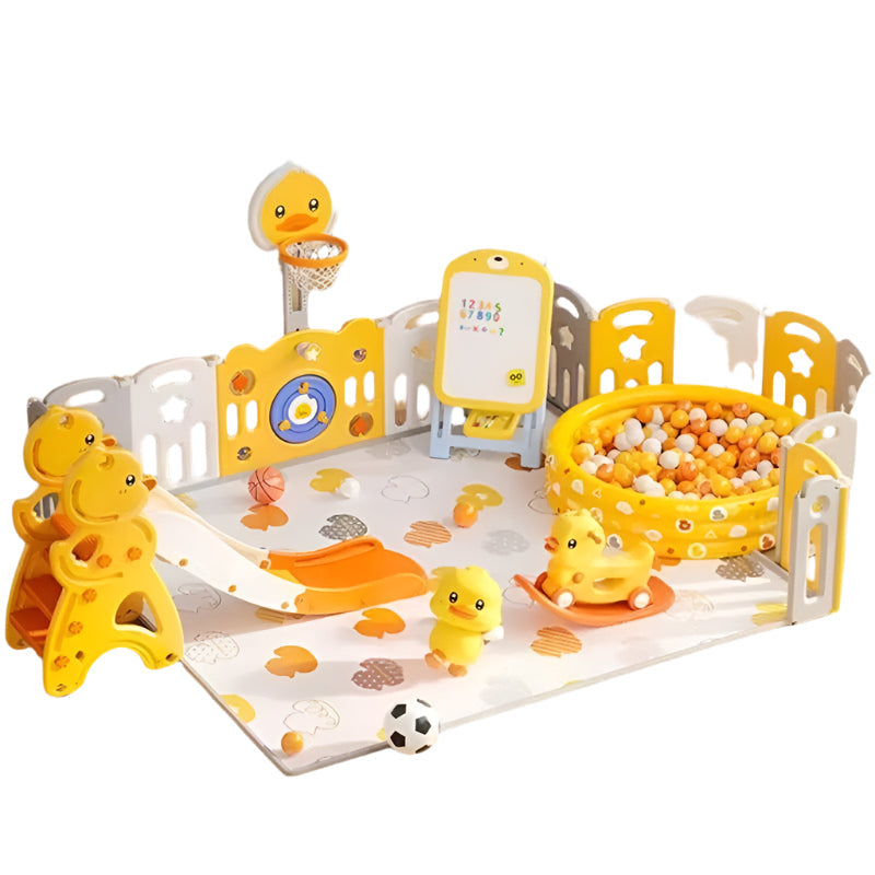 Baby Play Pen With Basketball Hoop