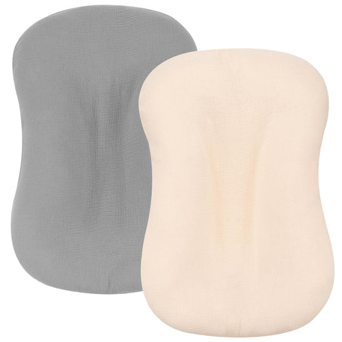 Muslin Baby Removable Lounger Cover Compatible with Snuggle Me Lounger