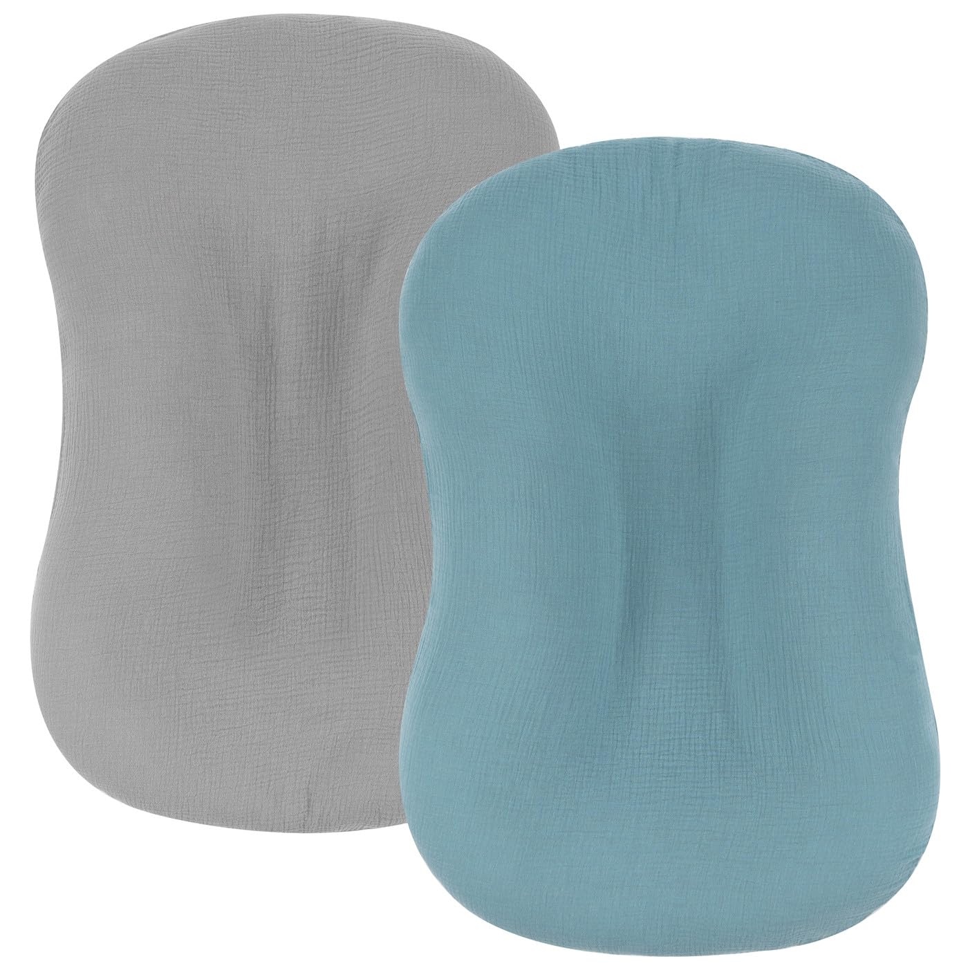 Muslin Baby Removable Lounger Cover Compatible with Snuggle Me Lounger