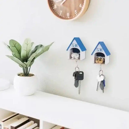 MEACAOFG Crayon Shin-chan Keychain Funny Little Toys