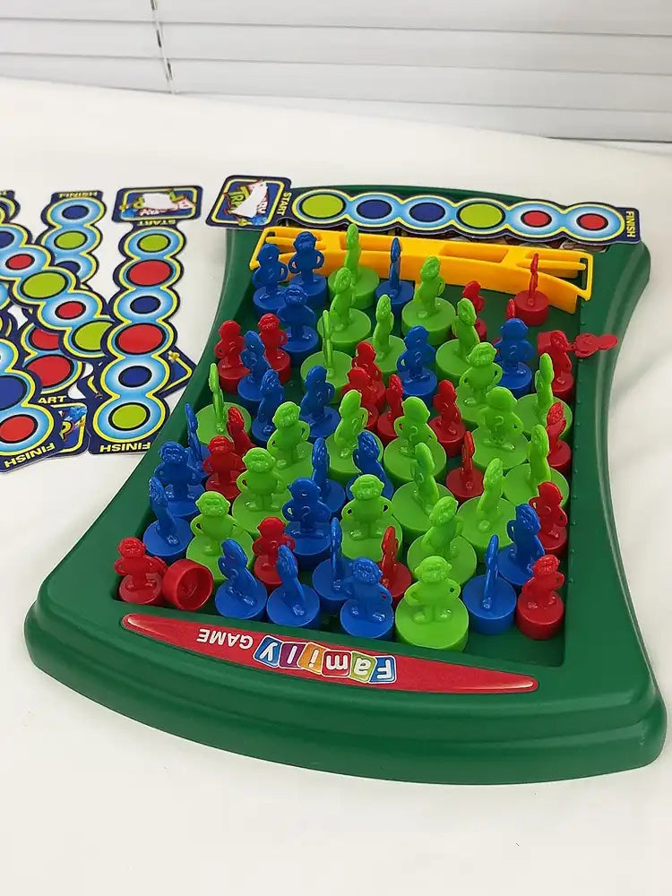 WEIQUEEN Children's educational desktop game toys monkey bouncing chess board draw chess game parent-child interaction kindergarten gift