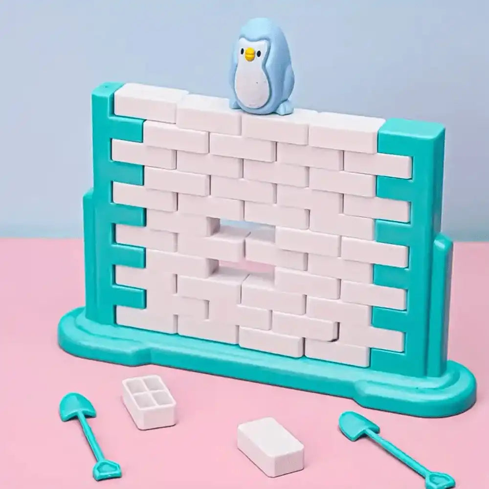 WEIQUEEN Children's Wall-breaking, Pushing, And Building Blocks, Kindergarten Early Education Parent-child Games, Fun Interactive Puzzle Board Games Toys,Creative Parent-child Interactive Table Toys