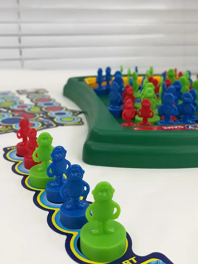 WEIQUEEN Children's educational desktop game toys monkey bouncing chess board draw chess game parent-child interaction kindergarten gift