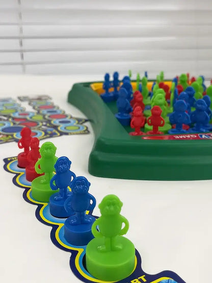 WEIQUEEN Children's educational desktop game toys monkey bouncing chess board draw chess game parent-child interaction kindergarten gift