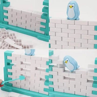 WEIQUEEN Children's Wall-breaking, Pushing, And Building Blocks, Kindergarten Early Education Parent-child Games, Fun Interactive Puzzle Board Games Toys,Creative Parent-child Interactive Table Toys