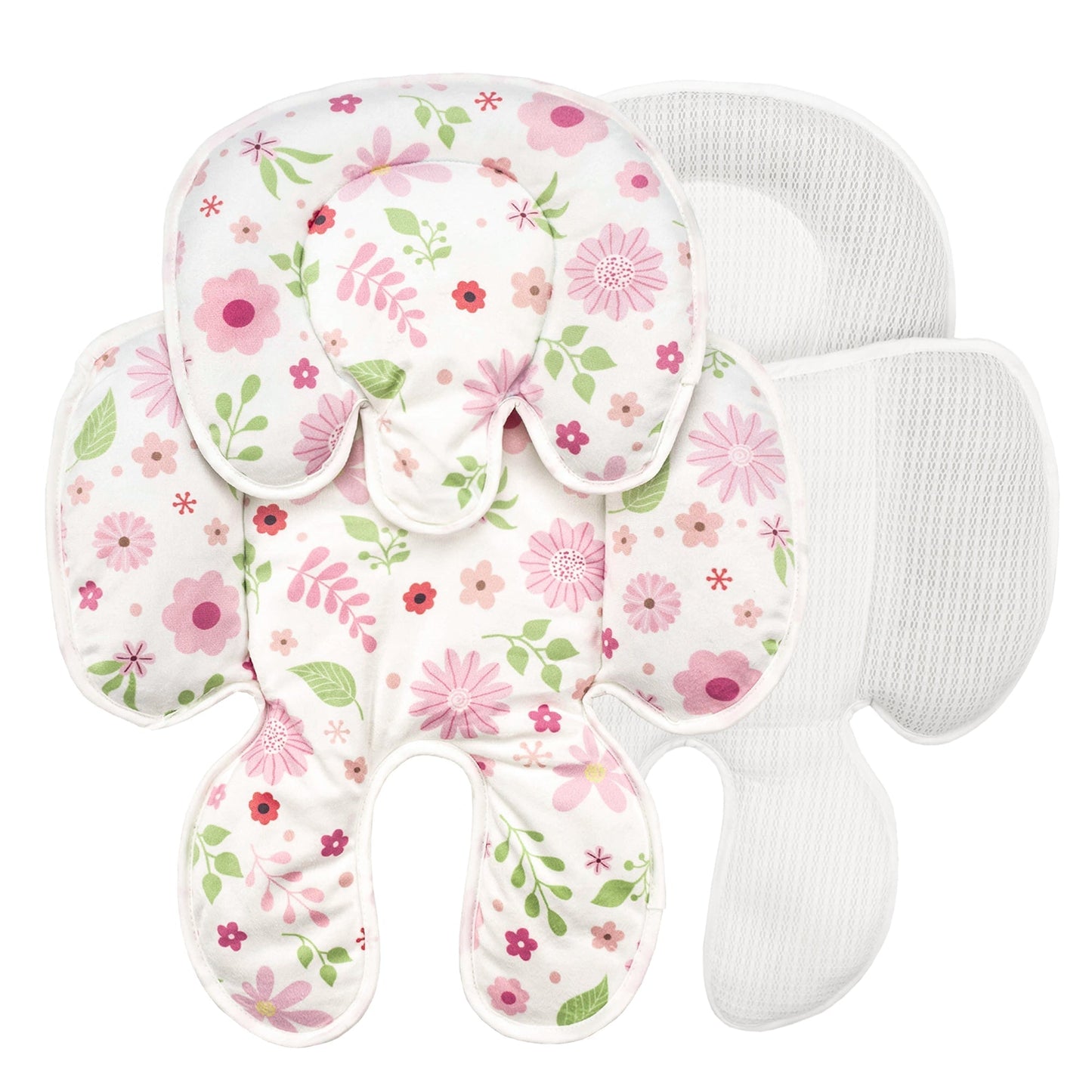 Car Seat Head Body Support, Detachable Newborn Infant Car Seat Insert