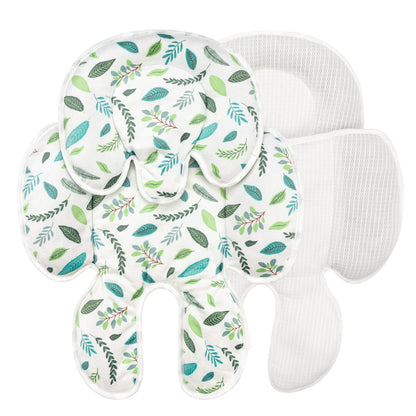 Car Seat Head Body Support, Detachable Newborn Infant Car Seat Insert