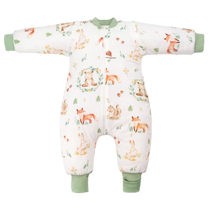 2.5 Tog Removable Sleeves Toddler Sleep Sack with Feet 1-3 Years