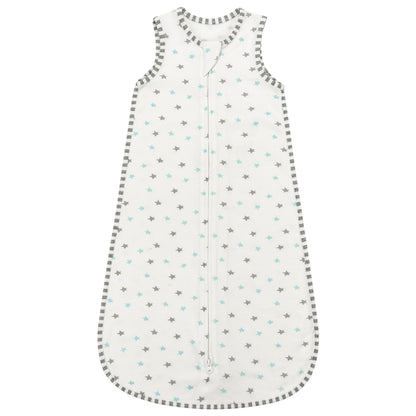 1.0 Tog Newborn Sleeveless Sleep Sack 100% Cotton 0-18 Months