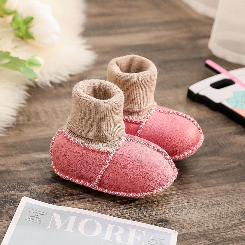 Multiple Colors Warm Fur Baby Toddler Sock Shoes
