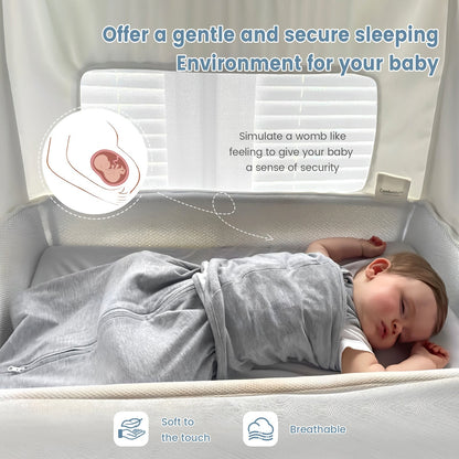 1.0 TOG 100% Cotton 2 Pack Baby Swaddle for Newborns 0-12 Months