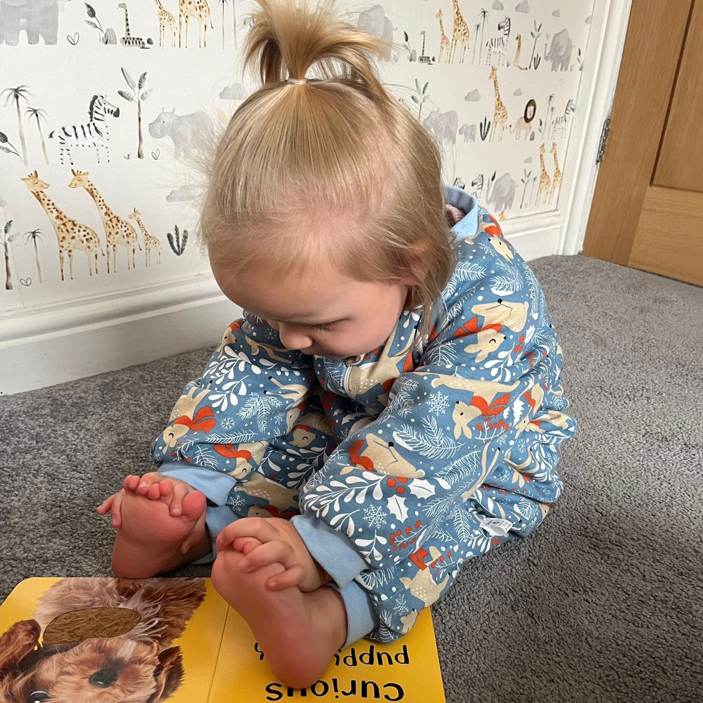 2.5 TOG Winter Toddler Sleeping Bag with Legs 100% Cotton