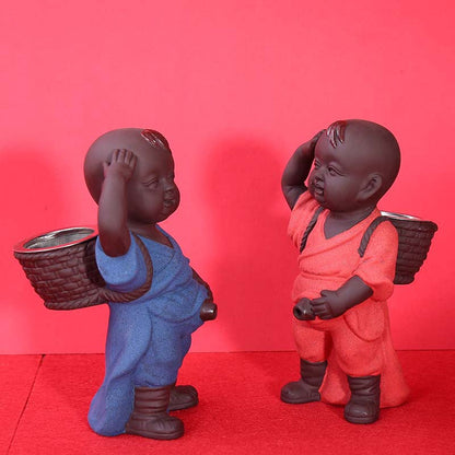 Spoof teapot - Purple Clay Teapot WEIQUEEN