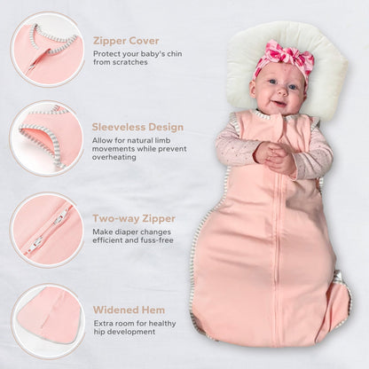0.5 TOG 2 Pack 100% cotton Baby Sleep Sack 0-24 Months