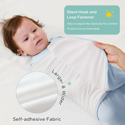 1.0 Tog Organic Cotton Baby Swaddle For 0-12 Months