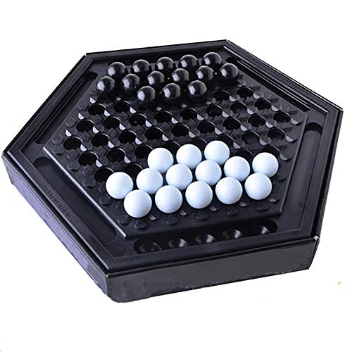 Chess Sets Chess Board Game Table Games Abalone Family Board Game Intellectual Development Desktop Party Home Marble Strategy Game for Children Kids Chess Board Game Set-WEIQUEEN