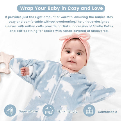 2.5 Tog Fleece Winter Transition Sleep Sack For 3-12 Months