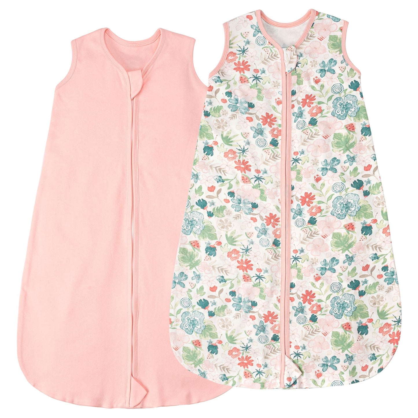 0.5 TOG 2 Pack 100% cotton Summer Baby Sleep Sack 0-24 Months