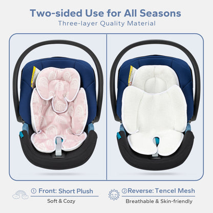 2-in-1 Detachable Baby Carseat Head & Body Support