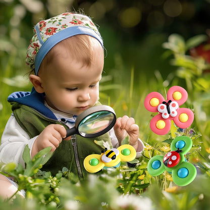 3PCS Suction Cup Spinner Toys