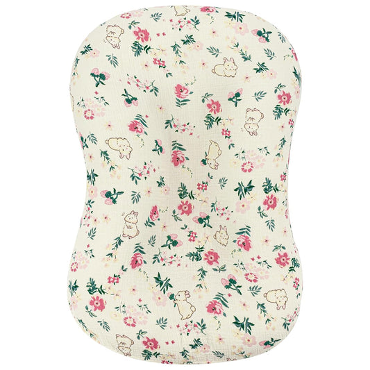 Muslin Baby Removable Lounger Cover Compatible with Snuggle Me Lounger