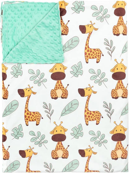 Baby Blankets for Girls and Boys Soft Plush Receiving Blanket Double Layer