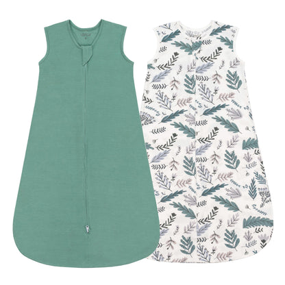 0.5 TOG 2 Pack 95% Bamboo Baby Sleep Sack 0-18 Months