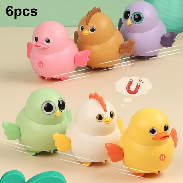 Cute Swinging Magnetic Walking Chicken Squad Toy
