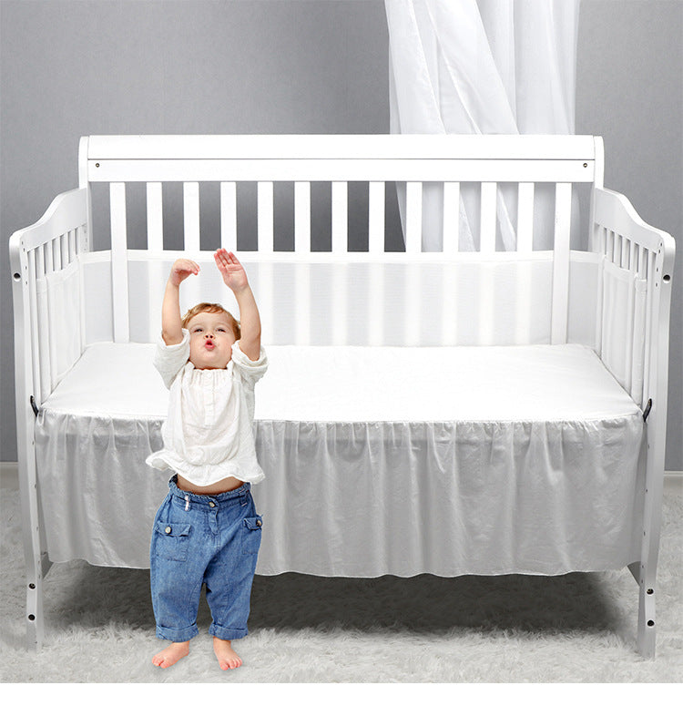 3D Breathable Mesh Crib Bumper