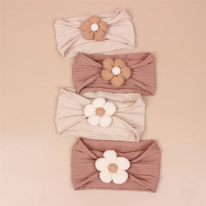 2 Pcs Baby Flower Headbands