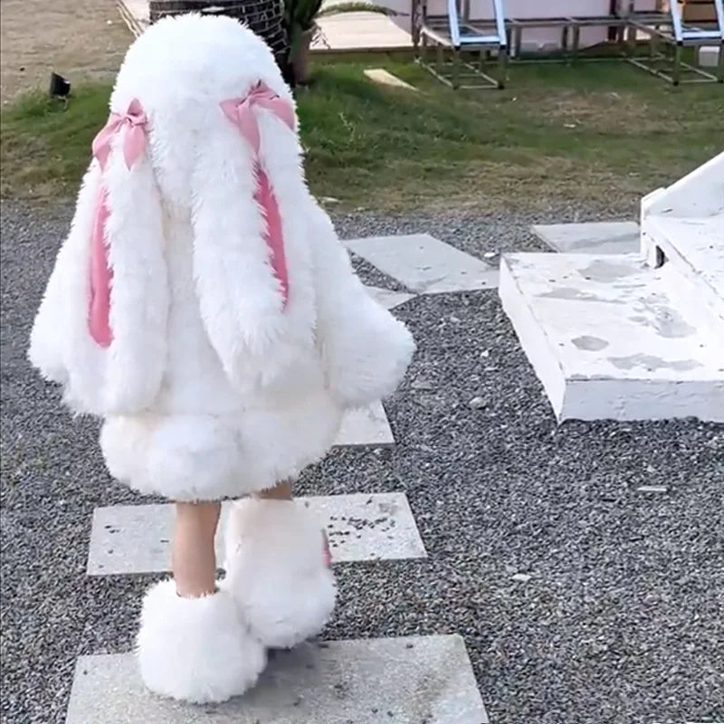 Cute Plush Rabbit Suit