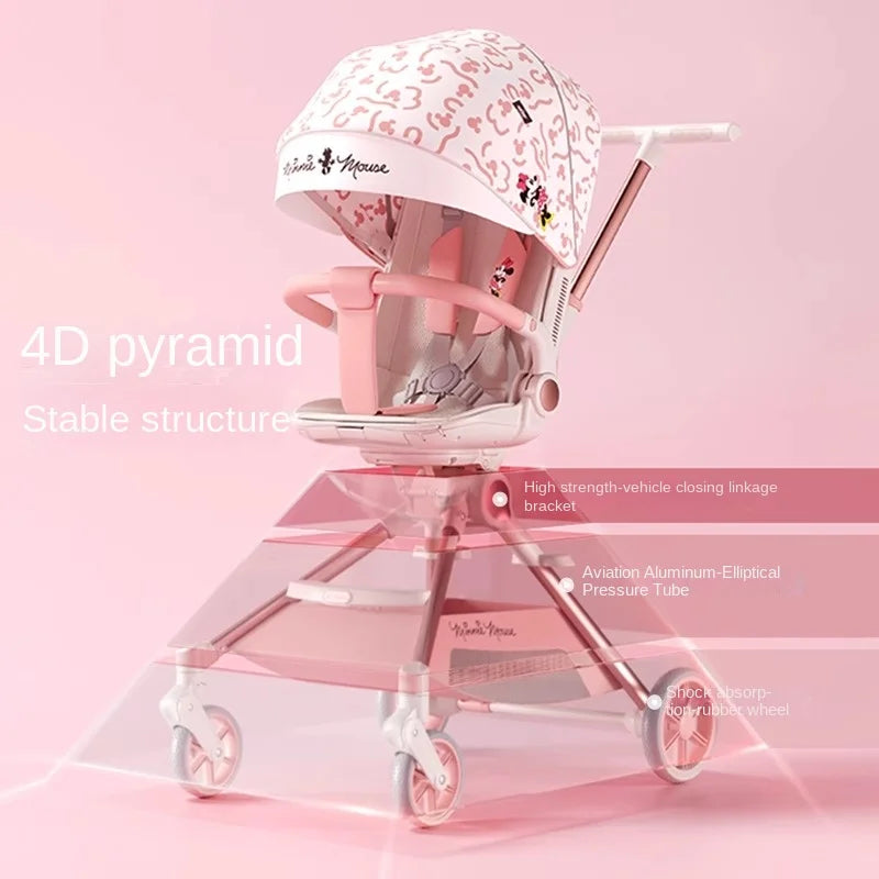 Pink Newborn Stroller
