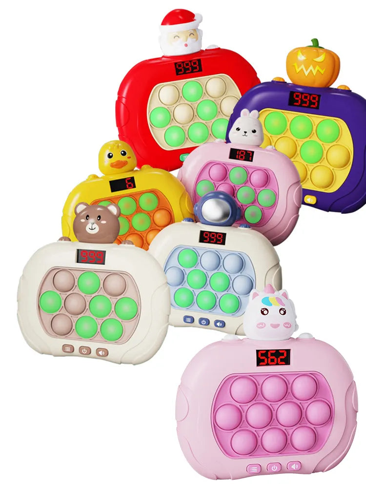 999 Level Electronic Pop Push Quick Push Game Console with LED Display - MEACAOFG