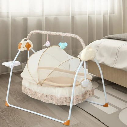 Electric Auto-Swing Crib