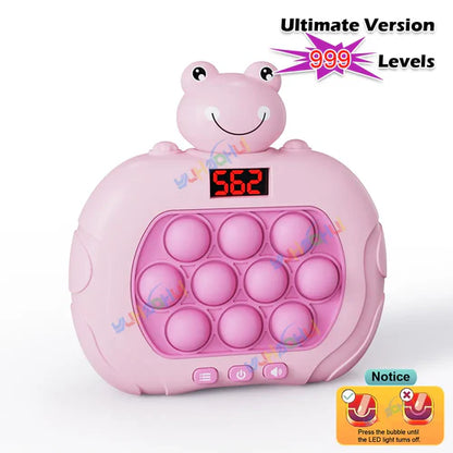 999 Level Electronic Pop Push Quick Push Game Console with LED Display - MEACAOFG