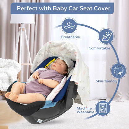 2-in-1 Detachable Baby Carseat Head & Body Support