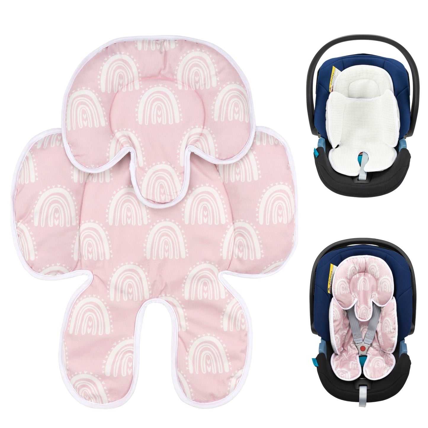2-in-1 Detachable Baby Carseat Head & Body Support