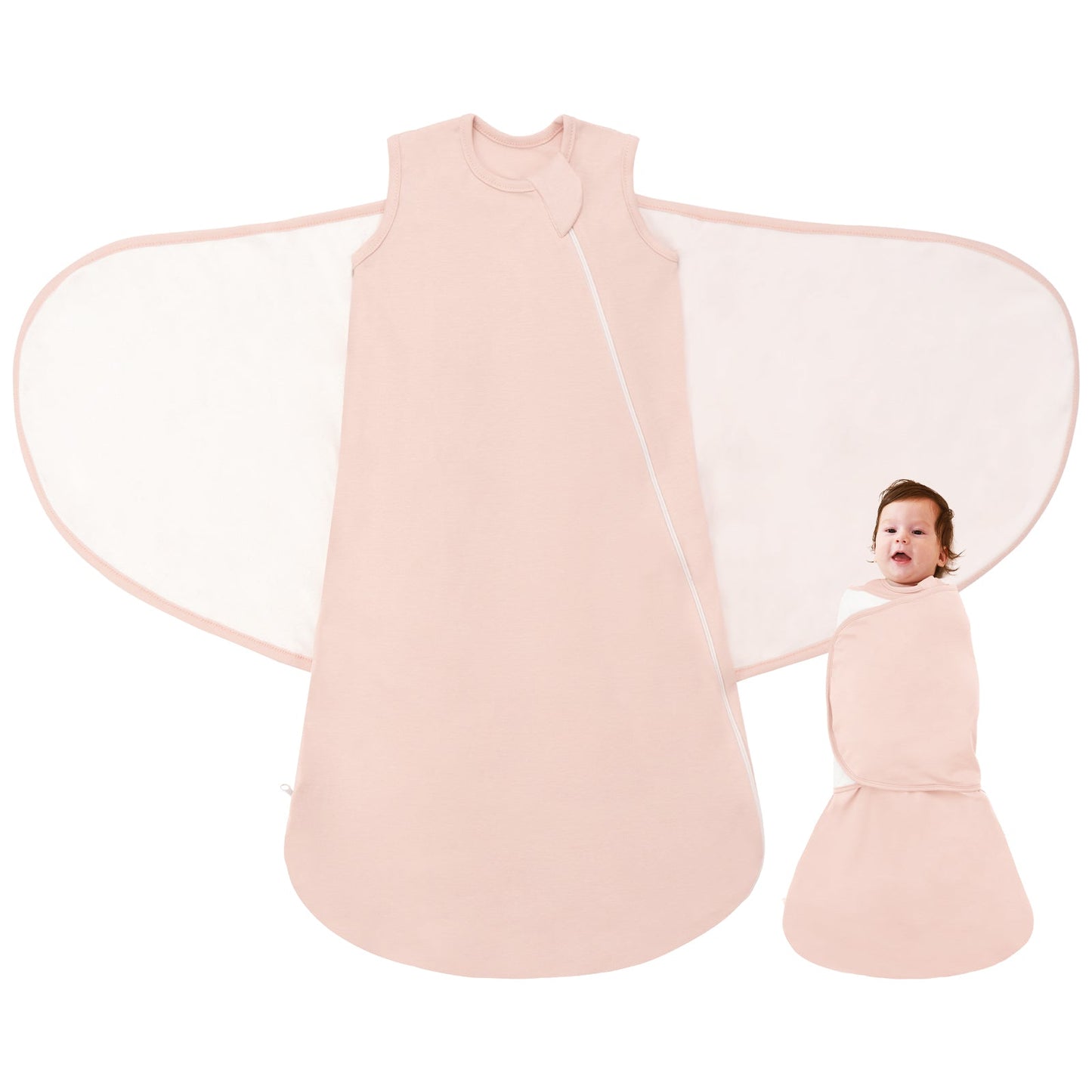 1.0 Tog Organic Cotton Baby Swaddle For 0-12 Months