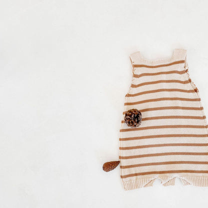 Knitted Wool Jumpsuit for Babies and Infants